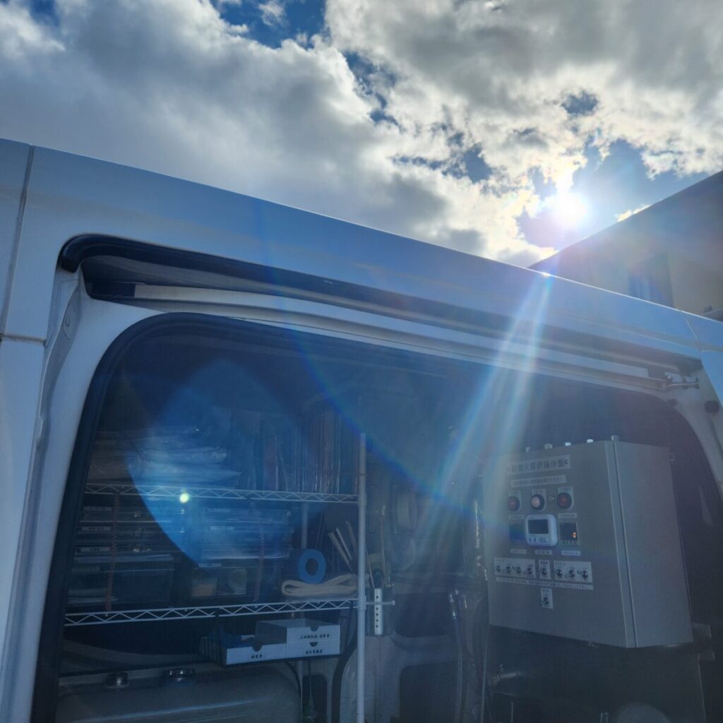 羽島郡でのペット火葬の様子